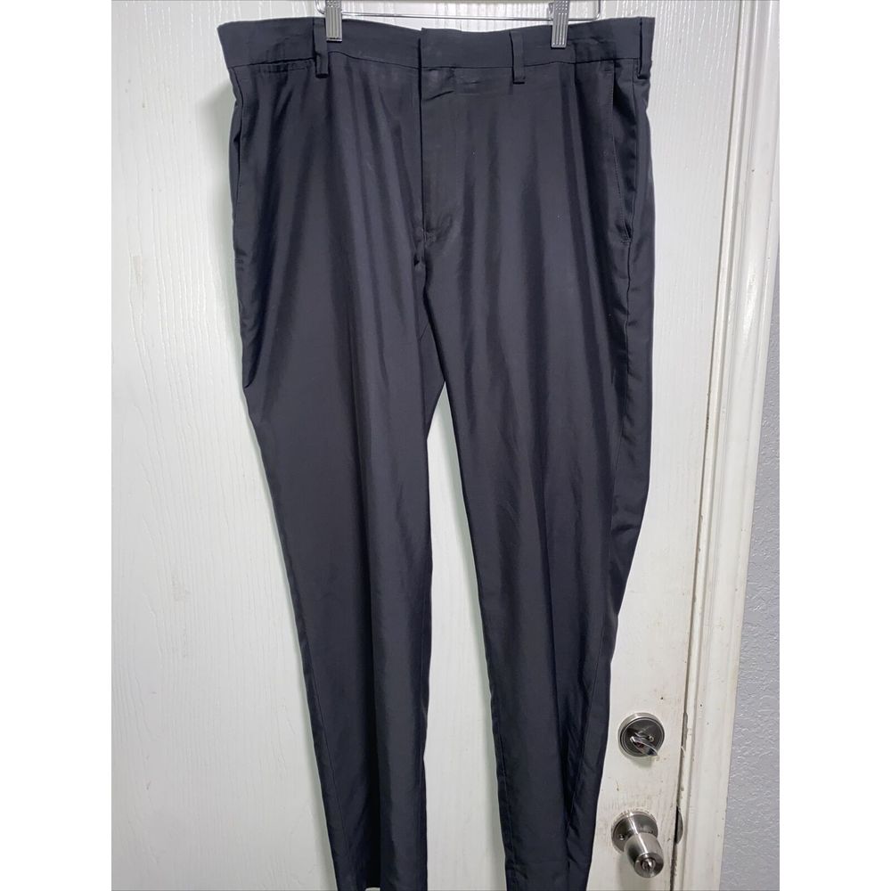 Louis Raphael Tailored Gray Flat‎ Front Dress Pants Sz 38X30